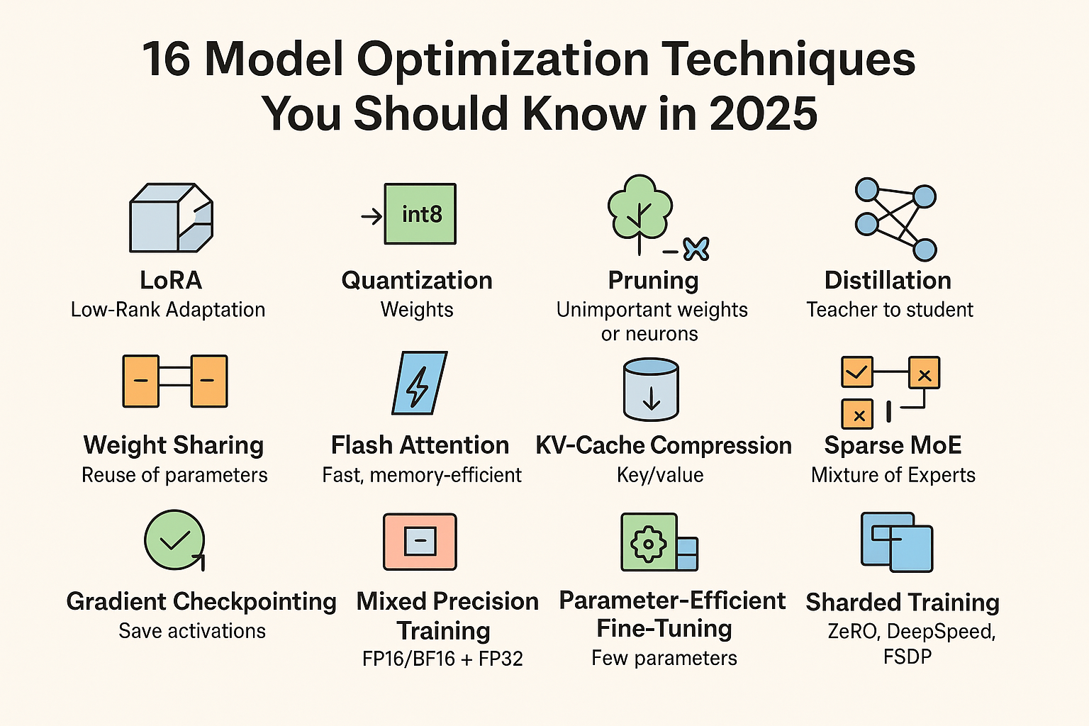 16 Model Optimization Techniques You Should Know in 2025 - Part 1